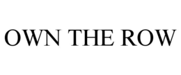 own the row