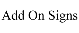 add on signs