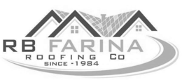 rb farina roofing co since - 1984