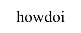 howdoi