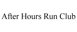 after hours run club