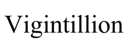 vigintillion