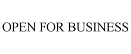 open for business