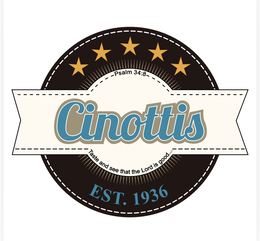 - cinottis - --psalm 34:8----taste and see that the lord is good...    est. 1936