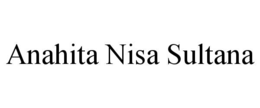 anahita nisa sultana