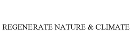 regenerate nature & climate