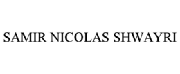 samir nicolas shwayri