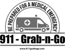 be prepared for a medical emergency 911 - grab-n-go www.911grabngo.com