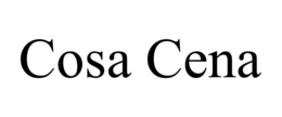 cosa cena