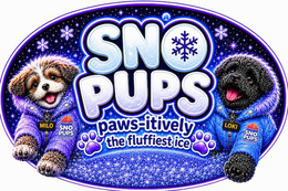 sno pups paws-itively the fluffiest ice sno pups shaved ice milo loki