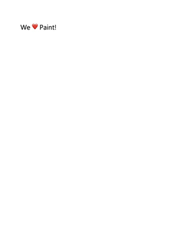 the image includes the word "we" followed by a red heart and then the word "paint" with an exclamation point.