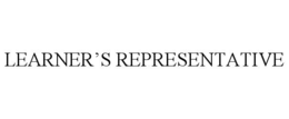 learner’s representative