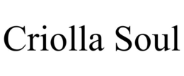 criolla soul