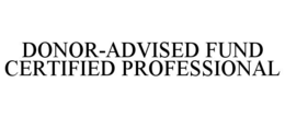 donor-advised fund certified professional