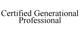 certified generational professional