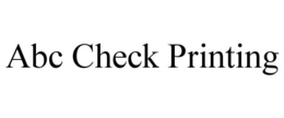 abc check printing