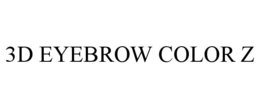 3d eyebrow color z