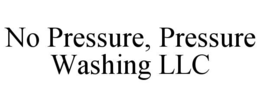 no pressure, pressure washing llc