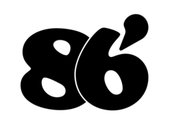 86'