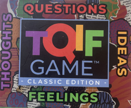 tqif game thoughts in purple questions in red ideas in yellow feelings in green