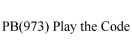 pb(973) play the code