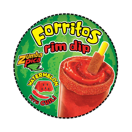 forritos rim dip zumba pica watermelon with chili