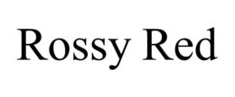 rossy red