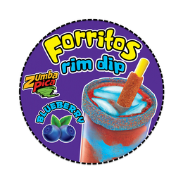 forritos rim dip zumba pica blueberry