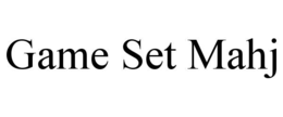 game set mahj