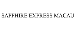 sapphire express macau