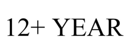 12+ year