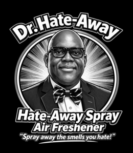 dr. hate-away hate-away spray air freshener "spray away the smells you hate!"