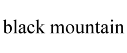 black mountain