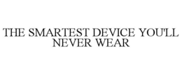 the smartest device you'll never wear