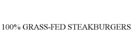 100% grass-fed steakburgers