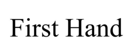 first hand