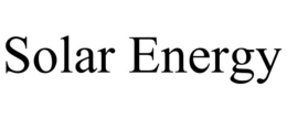 solar energy