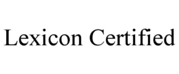 lexicon certified