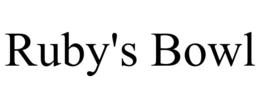 ruby's bowl