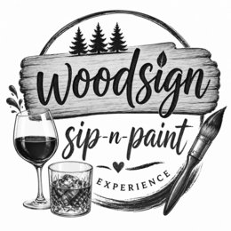 woodsign sip-n-paint experience