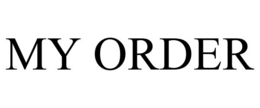 my order