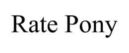 rate pony