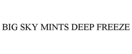 big sky mints deep freeze
