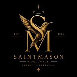 est. 2021 saint mason worldwide luxury streetwear