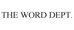 the word dept.