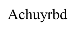 achuyrbd