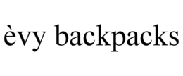 Èvy backpacks
