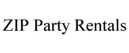 zip party rentals