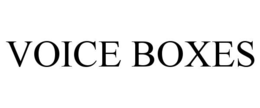 voice boxes