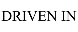driven in